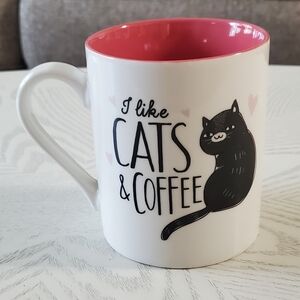 I Like Cats And Coffee Mug Large Mug Brand New
